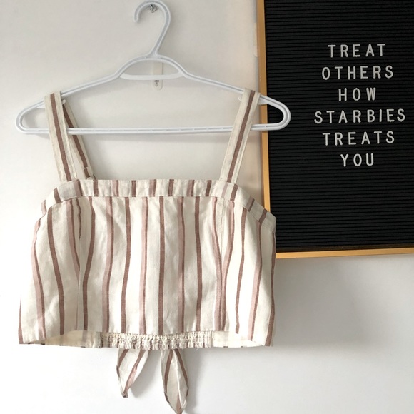 Striped crop top - Picture 2 of 2